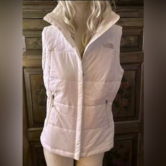 THE NORTHFACE Vest EUC White Synthetic Fill Size Small - Picture 2 of 7